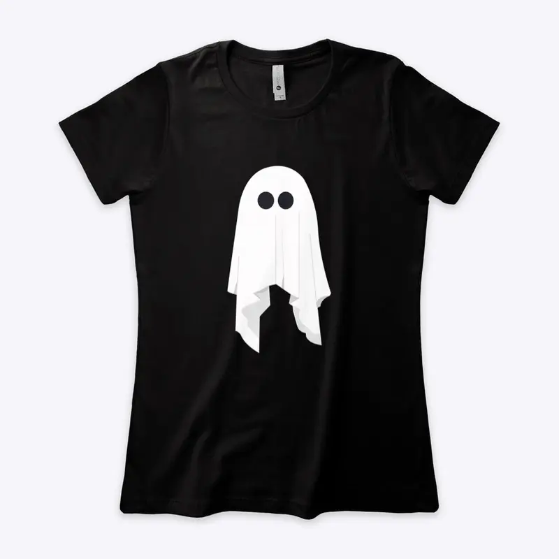 Boo, I See You. Ghost Silhouette