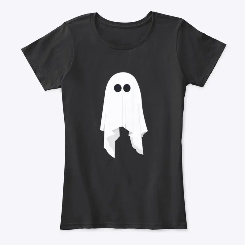 Boo, I See You. Ghost Silhouette