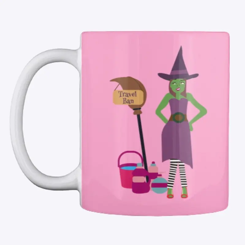 Travel Ban Witch Mug